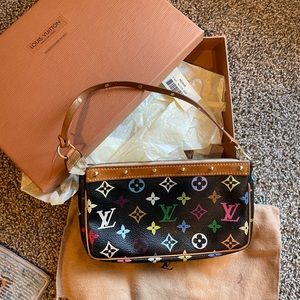 Louis Vuitton multi color pochette